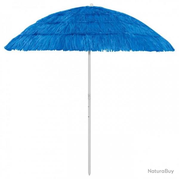 Parasol de plage Bleu 240 cm 314695