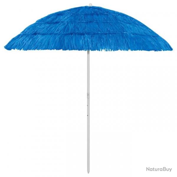 Parasol de plage Bleu 240 cm 314695