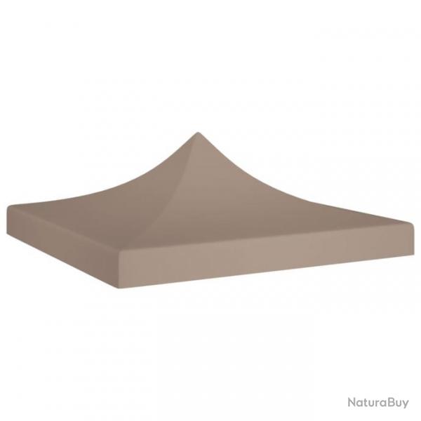 Toit de tente de rception 2x2 m Taupe 270 g/m 315343