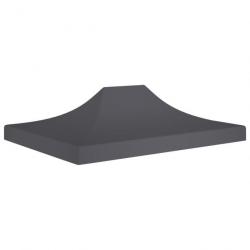 Toit de tente de réception 4x3 m Anthracite 270 g/m² 315351