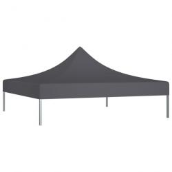 Toit de tente de réception 2x2 m Anthracite 270 g/m² 315338