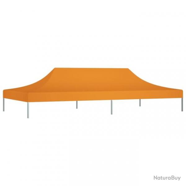 Toit de tente de rception 6x3 m Orange 270 g/m