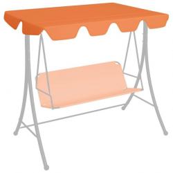 Toit de rechange balançoire Orange 188/168x110/145 cm 270 g/m² 312092