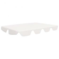 Toit de rechange de balançoire Blanc 188/168x110/145cm 270 g/m² 312096