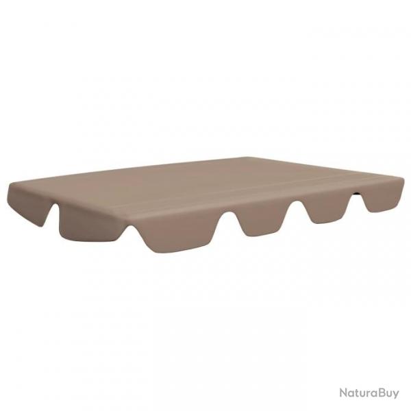 Toit de rechange de balanoire Taupe 188/168x110/145 cm 312089