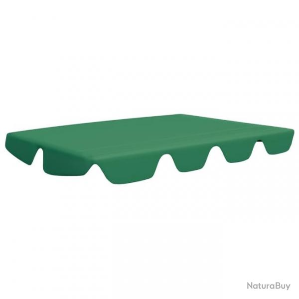 Toit de rechange de balanoire Vert 188/168x110/145 cm 312088