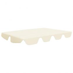 Toit de rechange de balançoire Crème 188/168x110/145cm 270 g/m² 312085