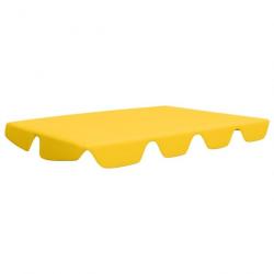 Toit de rechange de balançoire Jaune 150/130x70/105 cm 270 g/m² 312104