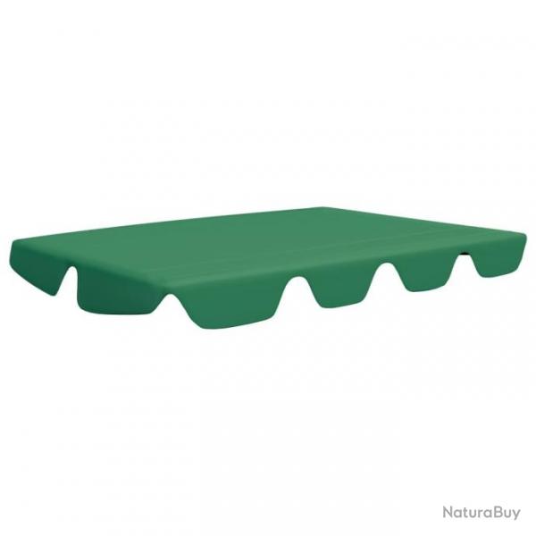 Toit de rechange de balanoire Vert 150/130x70/105 cm 312101