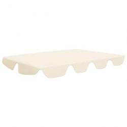 Toit de rechange de balançoire Crème 150/130x70/105 cm 312098