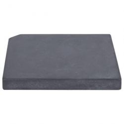 Plaque de poids de parasol Noir Granite Carré 25 kg 313669