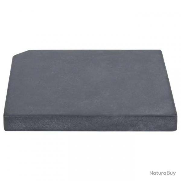 Plaque de poids de parasol Noir Granite Carr 25 kg 313669