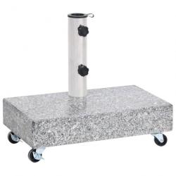 Socle de parasol Gris clair 45x25x8,3 cm Granite 313666