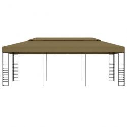 Belvedere auvant 6x3x2,7 m Taupe 180 g/m² 312230