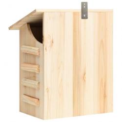 Maison pou chauve-souris Bois de sapin massif 30x20x38 cm 314820