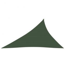 Voile d'ombrage 160 g/m² Vert foncé 3x4x5 m PEHD 311476