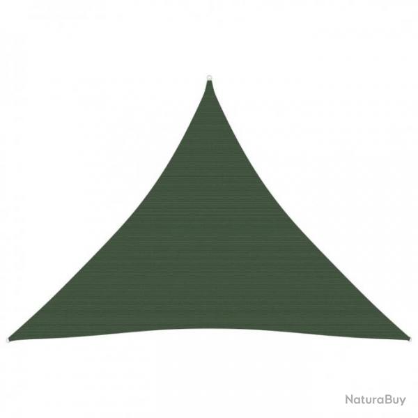 Voile d'ombrage 160 g/m Vert fonc 3x3x3 m PEHD 311472