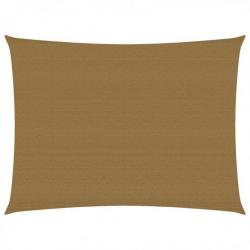 Voile d'ombrage 160 g/m² Taupe 2,5x3,5 m PEHD 311398