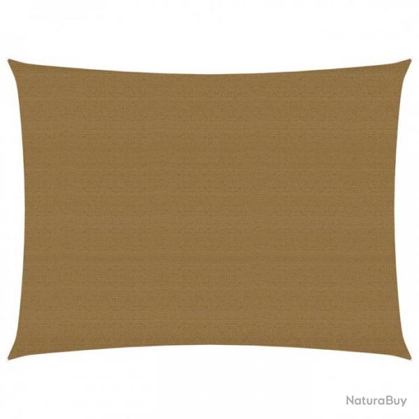 Voile d'ombrage 160 g/m Taupe 2,5x3,5 m PEHD 311398