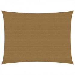 Voile d'ombrage 160 g/m² Taupe 2,5x4 m PEHD 311399