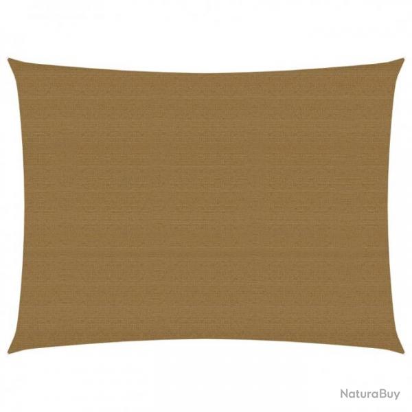 Voile d'ombrage 160 g/m Taupe 2,5x4 m PEHD 311399