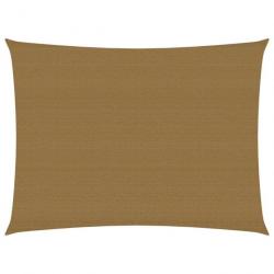 Voile d'ombrage 160 g/m² Taupe 2x3,5 m PEHD 311393