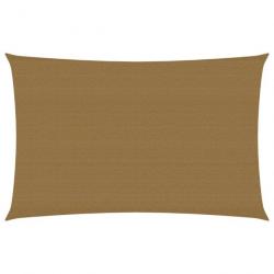 Voile d'ombrage 160 g/m² Taupe 2x4 m PEHD 311394