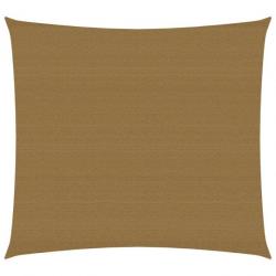 Voile d'ombrage 160 g/m² Taupe 3,6x3,6 m PEHD 311385