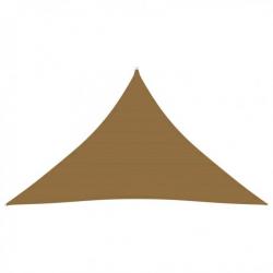 Voile d'ombrage 160 g/m² Taupe 3x3x4,2 m PEHD 311419