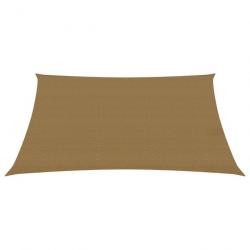 Voile d'ombrage 160 g/m² Taupe 5x6 m PEHD 311411