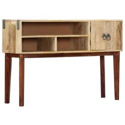 Table console 115x30x76 cm Bois de manguier massif brut 282746