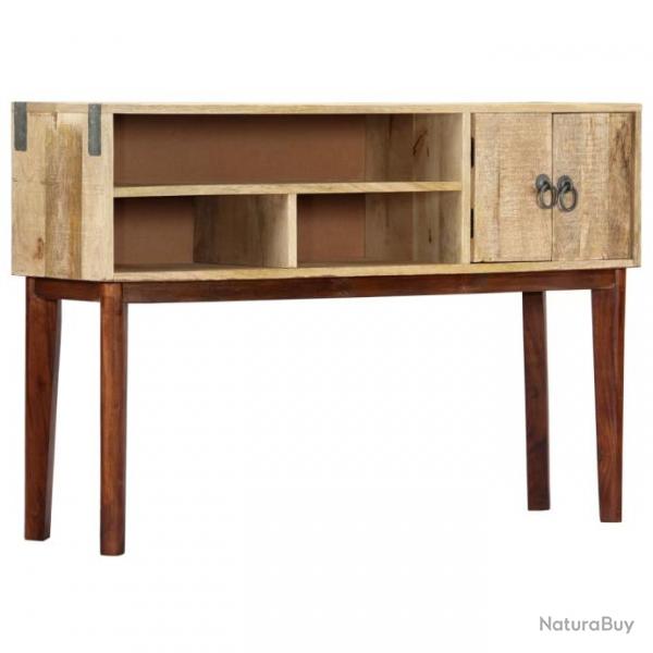 Table console 115x30x76 cm Bois de manguier massif brut 282746