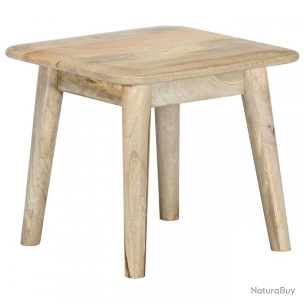 Table basse 45x45x40 cm Bois de manguier massif 282715