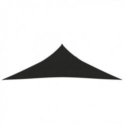 Voile d'ombrage 160 g/m² Noir 2,5x2,5x3,5 m PEHD 311746