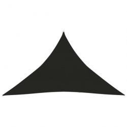 Voile d'ombrage 160 g/m² Noir 5x5x6 m PEHD 311760