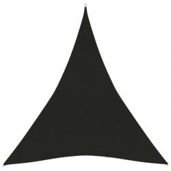 Voile d'ombrage 160 g/m² Noir 4x5x5 m PEHD 311756