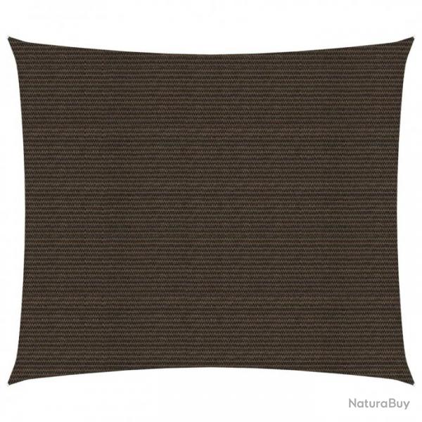 Voile d'ombrage 160 g/m Marron 2x2,5 m PEHD 311776