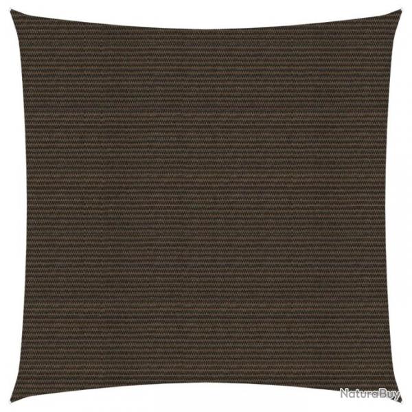 Voile d'ombrage 160 g/m Marron 4,5x4,5 m PEHD 311772