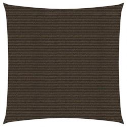 Voile d'ombrage 160 g/m² Marron 3x3 m PEHD 311769