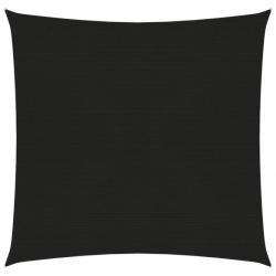 Voile d'ombrage 160 g/m² Noir 6x6 m PEHD 311719