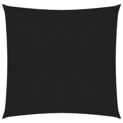 Voile d'ombrage 160 g/m² Noir 4,5x4,5 m PEHD 311717