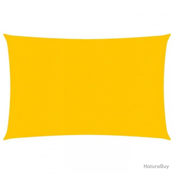 Voile d'ombrage 160 g/m Jaune 2,5x3,5 m PEHD 311563