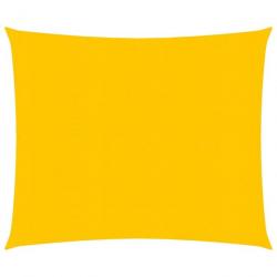 Voile d'ombrage 160 g/m² Jaune 2,5x3 m PEHD 311562