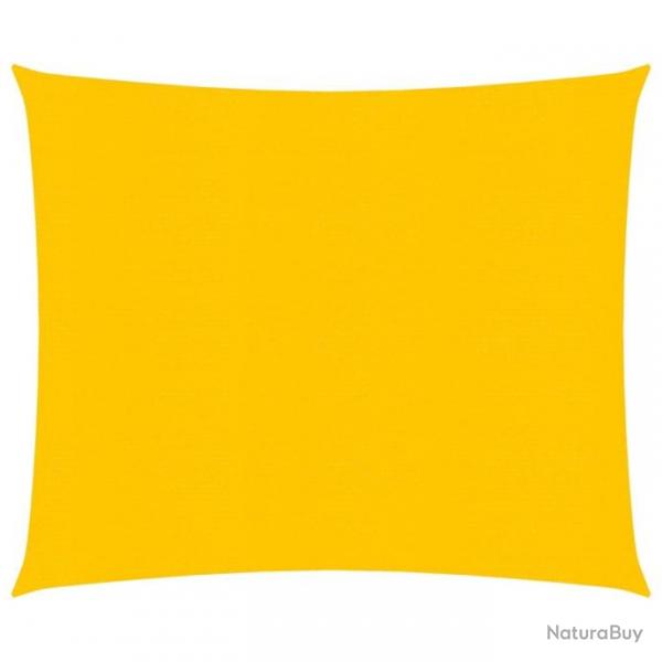 Voile d'ombrage 160 g/m Jaune 2,5x3 m PEHD 311562