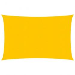 Voile d'ombrage 160 g/m² Jaune 2,5x4 m PEHD 311564