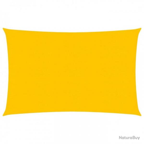Voile d'ombrage 160 g/m Jaune 2,5x4 m PEHD 311564