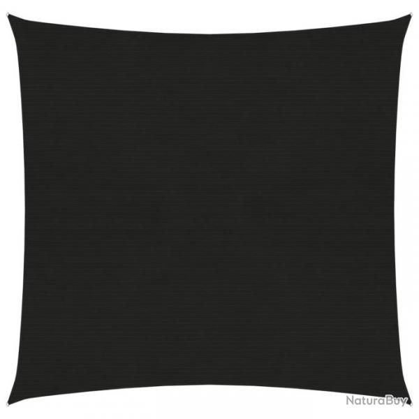 Voile d'ombrage 160 g/m Noir 2x2 m PEHD