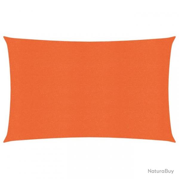 Voile d'ombrage 160 g/m Orange 3,5x5 m PEHD 311682