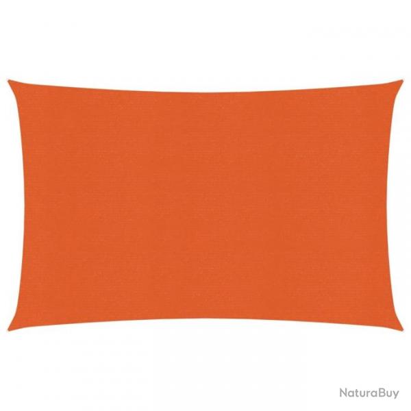 Voile d'ombrage 160 g/m Orange 3,5x4,5 m PEHD