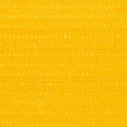 Voile d'ombrage 160 g/m² Jaune 4x4x5,8 m PEHD 311589